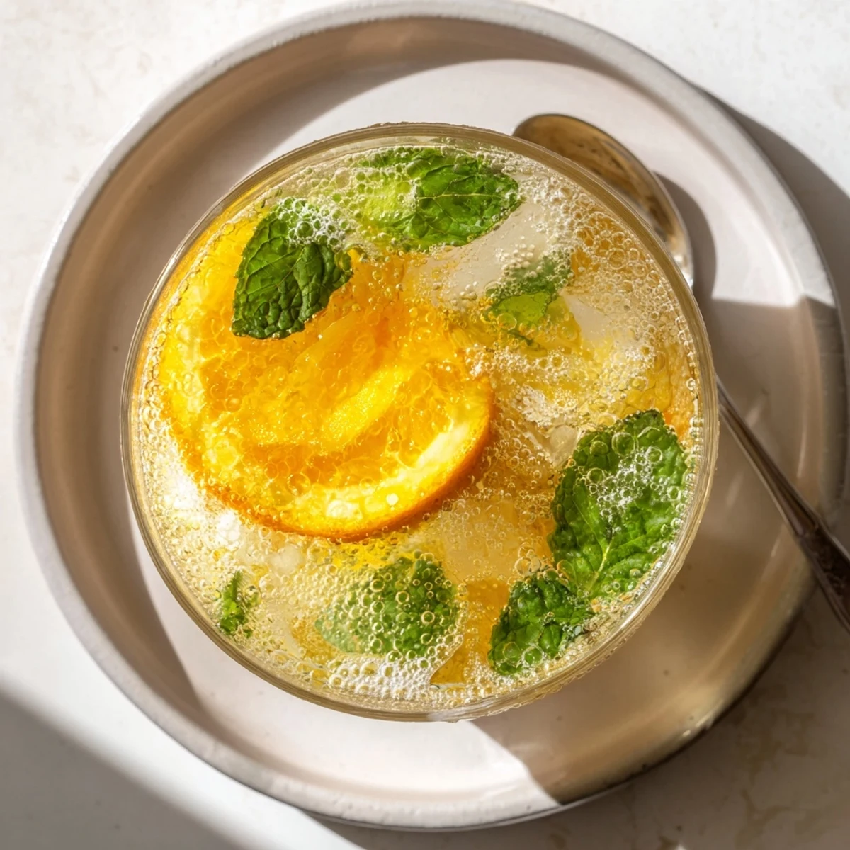 Light and tangy Probiotic Soda Mocktail served in glasses, perfect for summer gatherings.