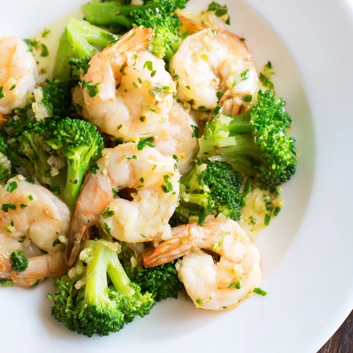 Lemon Butter Shrimp Broccoli