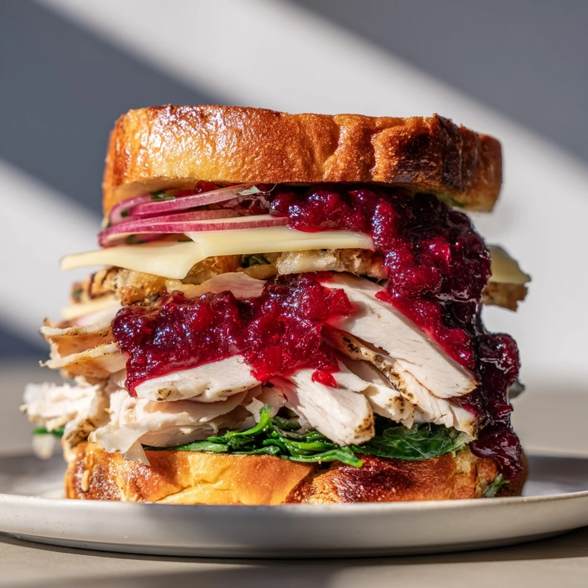 Budget Christmas Brioche Sandwich