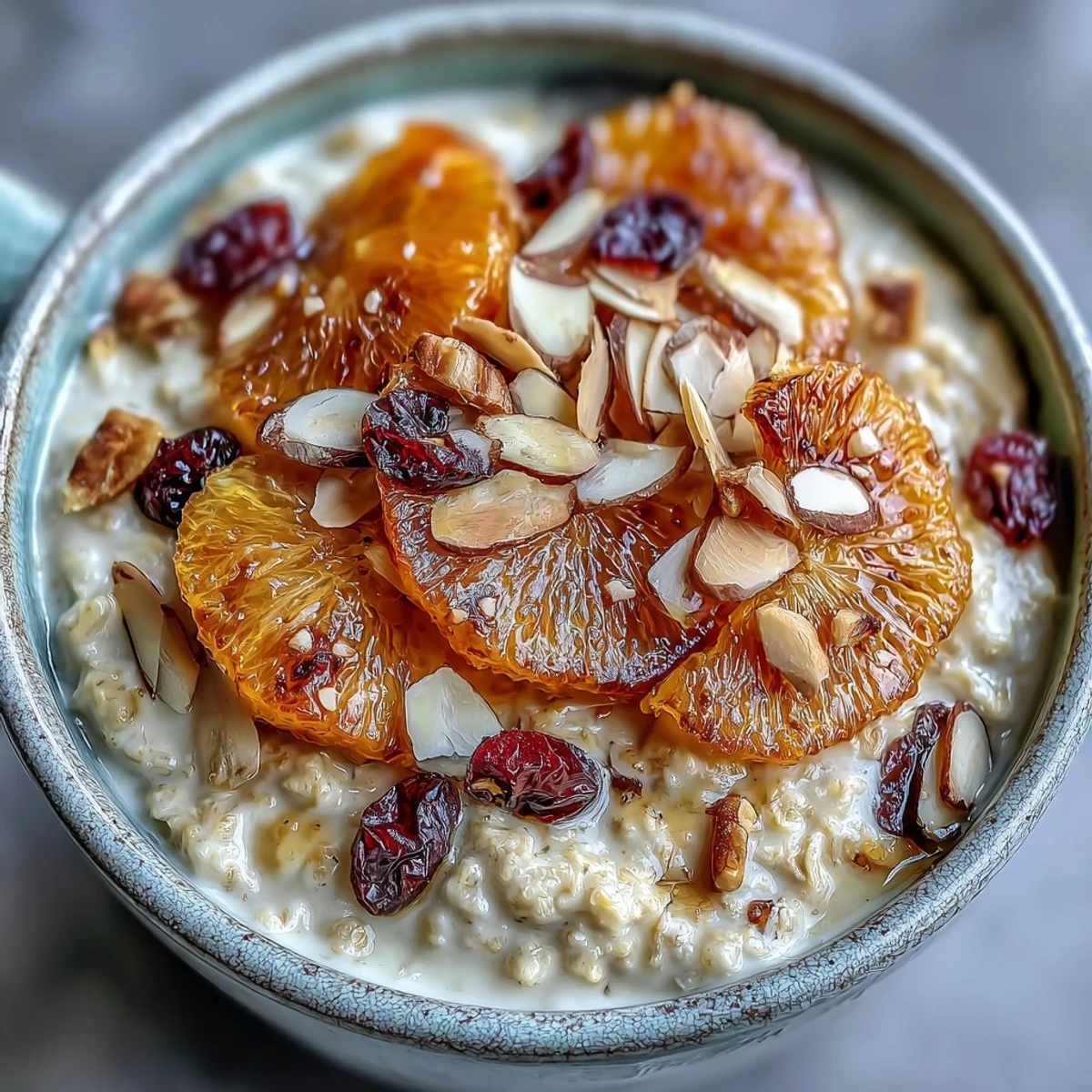 Candied Orange Oatmeal Cranberries