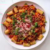 High-Fiber Lentil Bolognese