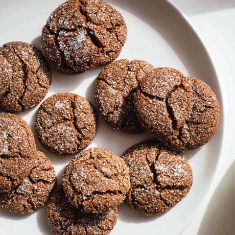 Warm, spice-filled Express Gingerbread Latte Cookies, perfect for a cozy afternoon treat alongside a coffee.
