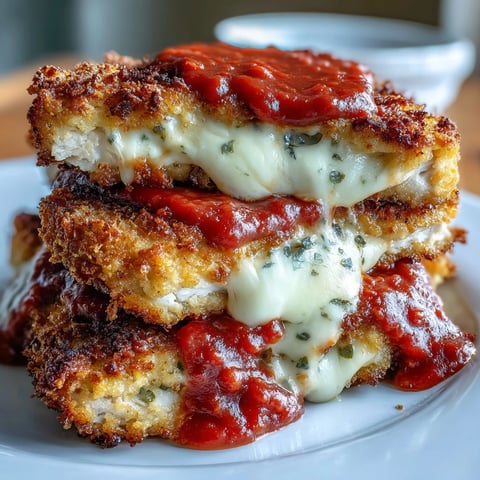 Crispy Tofu Chicken Parm Bakes with golden, crunchy Asiago crust straight from the oven.
