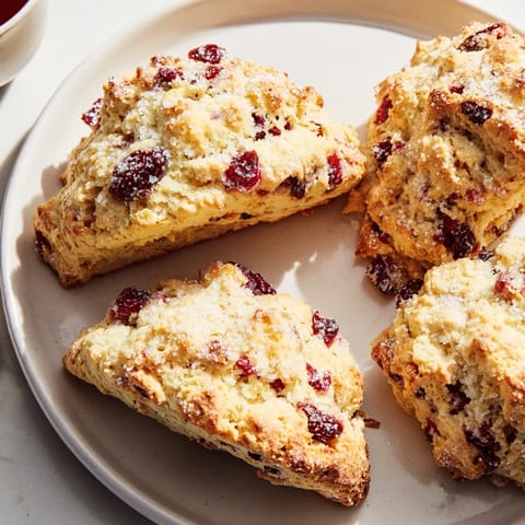 sparkling cherry soda scones