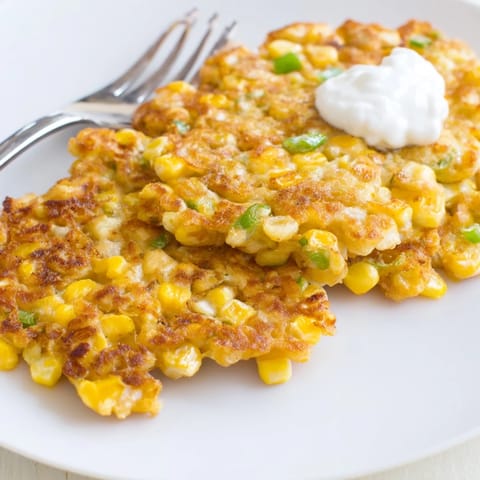 Sweet Corn Fritters Onions