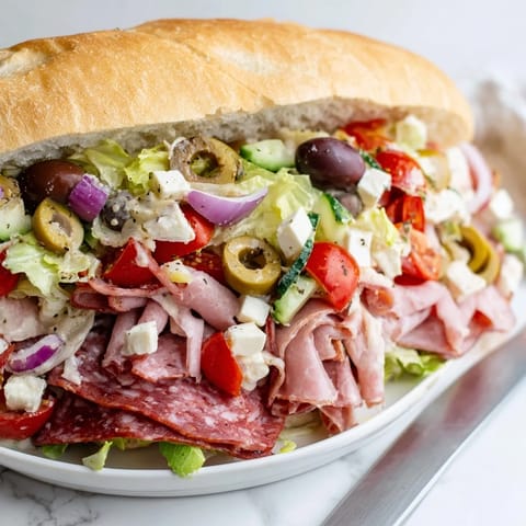 Colorful Flavor Mash-Up Sandwiches bursting with Italian ingredients and zesty toppings.  