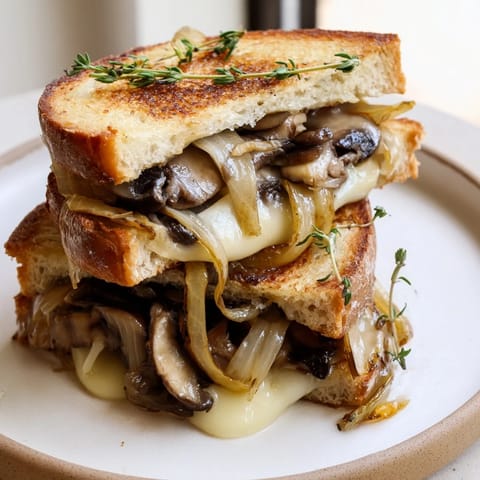 Roast Garlic Mushroom Thyme