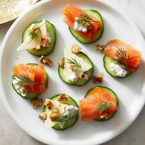 Delectable New Year's Eve champagne pairings include smoked salmon bites and cheese paired beautifully.