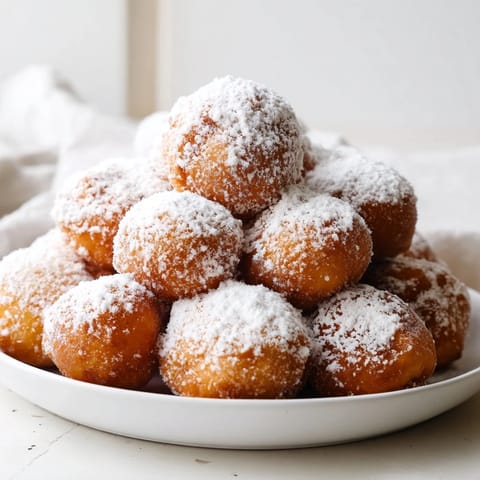 Powdered Donut Holes Mountain