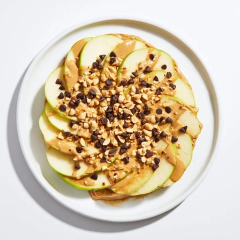 Peanut Butter Apple Nachos