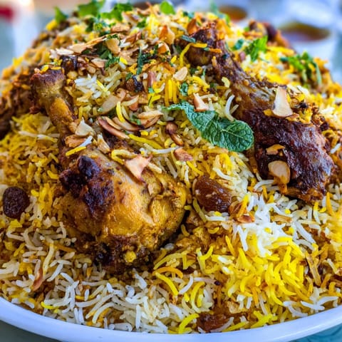 Kuwaiti Biryani Layered Rice