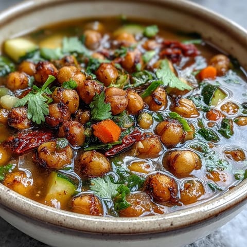 Spiced Chickpea and Vegetable Soup