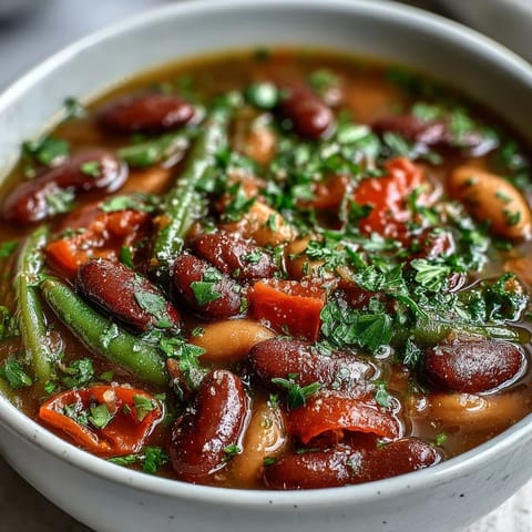 Three-Bean Salad Soup
