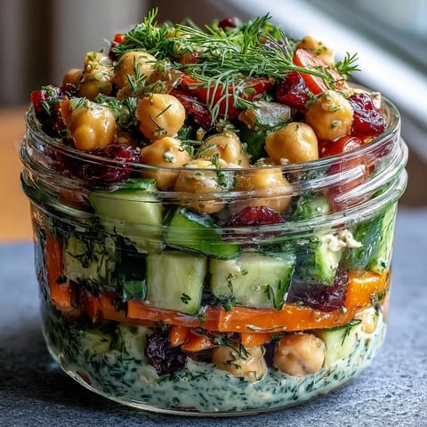 Citrus Herb Chickpea Cucumber