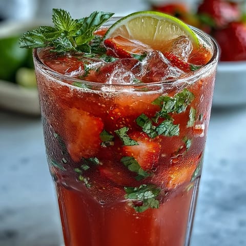 Strawberry Basil Lemonade