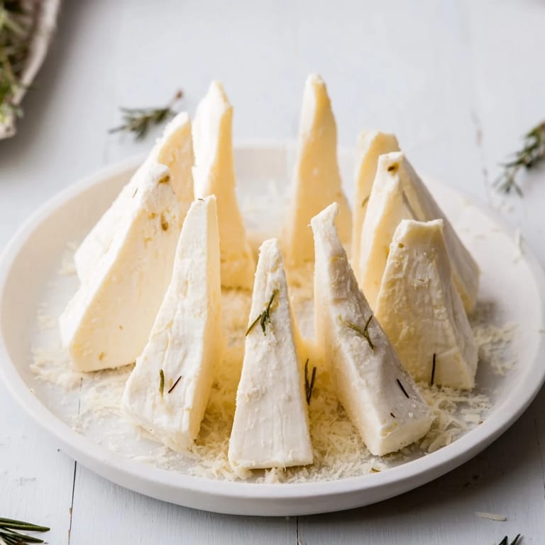 Get ready to savor the snowcapped range appetizer, creamy Brie with a delicate Parmesan topping.