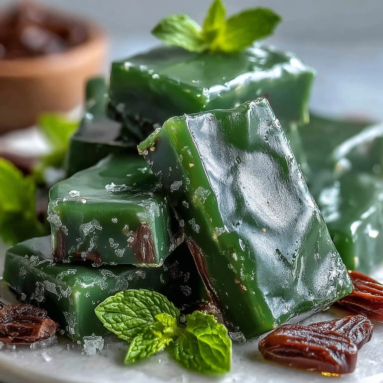 Colorful St. Patricks Day treats platter featuring green gummy candies, mint macarons, and chocolate gold coins on a festive board.