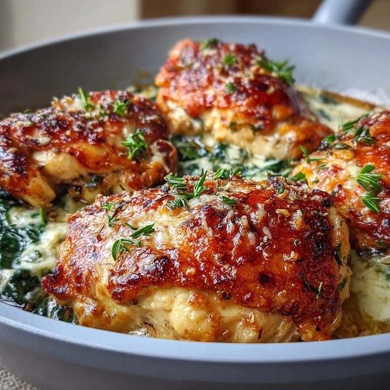 Vibrant Lemon Orzo with Chicken and Spinach: Cozy Mediterranean-inspired meal featuring juicy chicken, orzo pasta, and fresh greens.