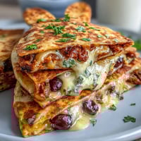 Adorable bunny-shaped quesadillas filled with gooey cheese and colorful veggies, perfect for Easter celebrations with kids.
