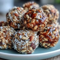 Wholesome nut-free energy balls with oats, honey, and seeds—perfect for a quick, healthy snack on the go.