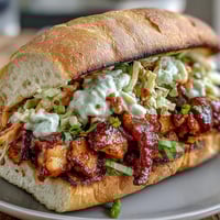 Delicious BBQ chicken sliders with tangy coleslaw on soft buns, perfect for 4th of July cookouts and summer parties.